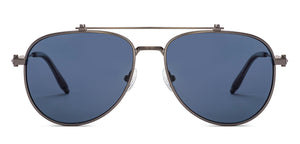Grey Aviator Full Rim Unisex Sunglasses by John Jacobs-233506