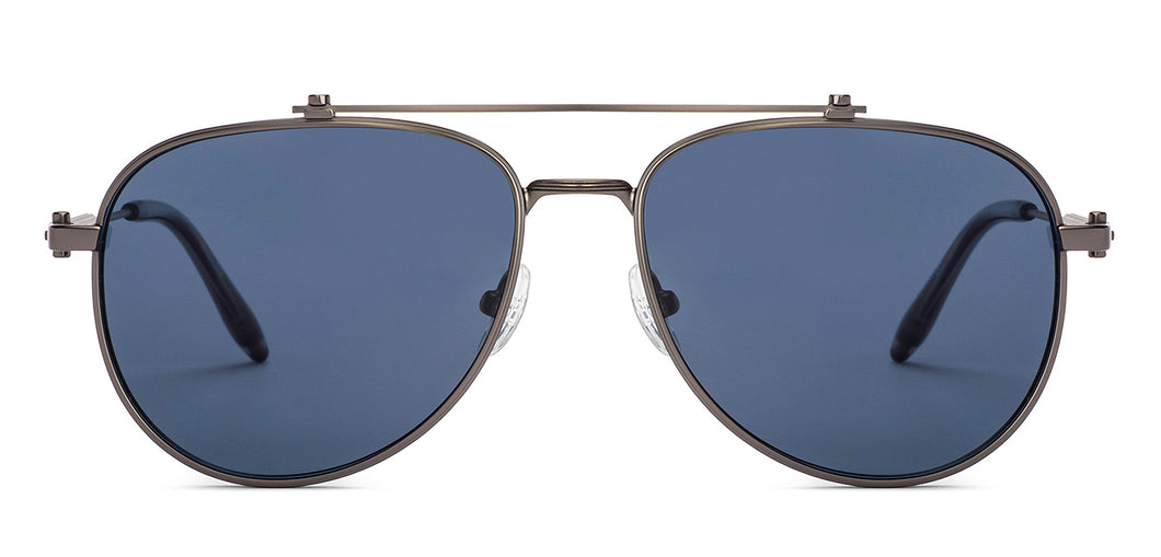 Grey Aviator Full Rim Unisex Sunglasses by John Jacobs-233506
