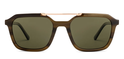 Brown Square Full Rim Unisex Sunglasses by John Jacobs-233508