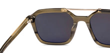 Load image into Gallery viewer, Brown Square Full Rim Unisex Sunglasses by John Jacobs-233508