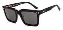 Load image into Gallery viewer, Black Square Full Rim Unisex Sunglasses by John Jacobs-233509