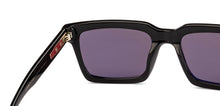 Load image into Gallery viewer, Black Square Full Rim Unisex Sunglasses by John Jacobs-233509