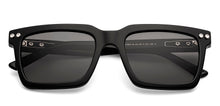Load image into Gallery viewer, Black Square Full Rim Unisex Sunglasses by John Jacobs-233509