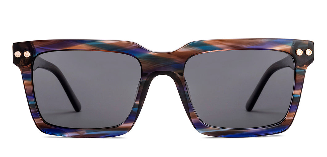 Brown Square Full Rim Unisex Sunglasses by John Jacobs-233510