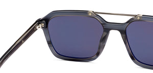 Blue Square Full Rim Unisex Sunglasses by John Jacobs-233511