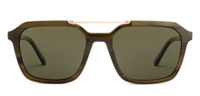 Load image into Gallery viewer, Green Square Full Rim Unisex Sunglasses by John Jacobs-233512