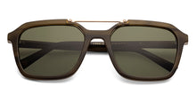 Load image into Gallery viewer, Green Square Full Rim Unisex Sunglasses by John Jacobs-233512