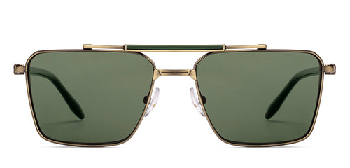 Gunmetal Square Full Rim Unisex Sunglasses by John Jacobs-233513