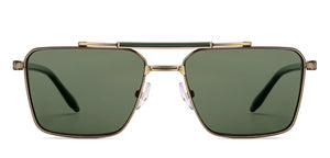 Gunmetal Square Full Rim Unisex Sunglasses by John Jacobs-233513