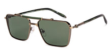 Load image into Gallery viewer, Gunmetal Square Full Rim Unisex Sunglasses by John Jacobs-233513