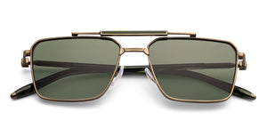 Gunmetal Square Full Rim Unisex Sunglasses by John Jacobs-233513