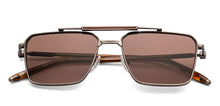 Load image into Gallery viewer, Gunmetal Square Full Rim Unisex Sunglasses by John Jacobs-233514