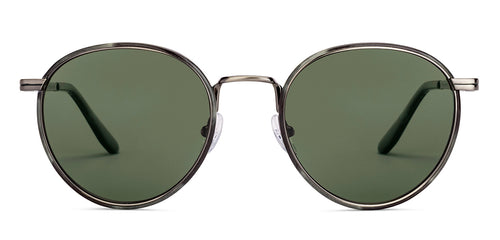 Grey Round Full Rim Unisex Sunglasses by John Jacobs-233516
