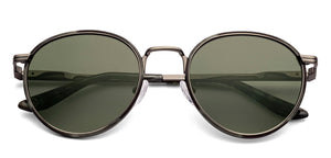 Grey Round Full Rim Unisex Sunglasses by John Jacobs-233516