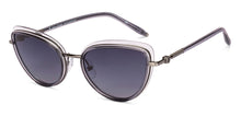 Load image into Gallery viewer, Grey Cat Eye Full Rim Women Sunglasses by John Jacobs-235141