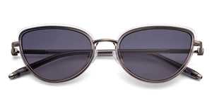 Grey Cat Eye Full Rim Women Sunglasses by John Jacobs-235141