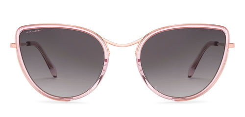 Pink Cat Eye Full Rim Women Sunglasses by John Jacobs-236885