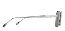 Load image into Gallery viewer, Gunmetal Geometric Full Rim Unisex Sunglasses by John Jacobs-236888