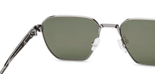 Load image into Gallery viewer, Gunmetal Geometric Full Rim Unisex Sunglasses by John Jacobs-236888