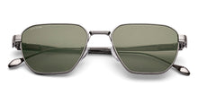 Load image into Gallery viewer, Gunmetal Geometric Full Rim Unisex Sunglasses by John Jacobs-236888