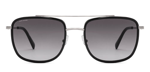 Gunmetal Aviator Full Rim Unisex Sunglasses by John Jacobs-236890