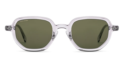 Grey Geometric Full Rim Unisex Sunglasses by John Jacobs-236882