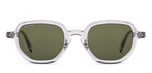 Grey Geometric Full Rim Unisex Sunglasses by John Jacobs-236882