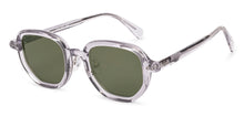Load image into Gallery viewer, Grey Geometric Full Rim Unisex Sunglasses by John Jacobs-236882