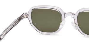 Grey Geometric Full Rim Unisex Sunglasses by John Jacobs-236882