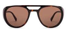 Load image into Gallery viewer, Brown Aviator Full Rim Unisex Sunglasses by John Jacobs-236883