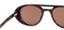 Load image into Gallery viewer, Brown Aviator Full Rim Unisex Sunglasses by John Jacobs-236883