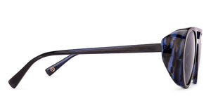Blue Aviator Full Rim Unisex Sunglasses by John Jacobs-236884