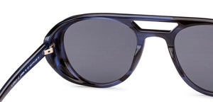 Blue Aviator Full Rim Unisex Sunglasses by John Jacobs-236884