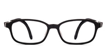 Load image into Gallery viewer, Black Rectangle Full Rim Kids Eyeglasses by Hooper-220038