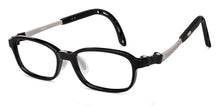Load image into Gallery viewer, Black Rectangle Full Rim Kids Eyeglasses by Hooper-220038