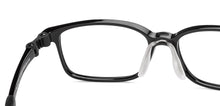 Load image into Gallery viewer, Black Rectangle Full Rim Kids Eyeglasses by Hooper-220054