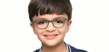 Load image into Gallery viewer, Black Rectangle Full Rim Kids Eyeglasses by Hooper-219731