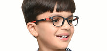 Load image into Gallery viewer, Black Rectangle Full Rim Kids Eyeglasses by Hooper-219731