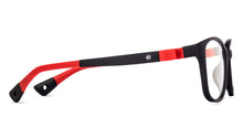 Load image into Gallery viewer, Black Rectangle Full Rim Kids Eyeglasses by Hooper-219731