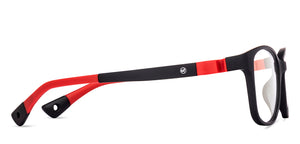 Black Rectangle Full Rim Kids Eyeglasses by Hooper-219731
