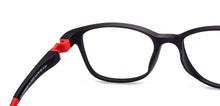 Load image into Gallery viewer, Black Rectangle Full Rim Kids Eyeglasses by Hooper-219731