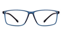 Load image into Gallery viewer, Blue Rectangle Full Rim Kids Eyeglasses by Hooper-219805