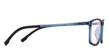 Load image into Gallery viewer, Blue Rectangle Full Rim Kids Eyeglasses by Hooper-219805