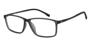 Gray Rectangle Full Rim Kids Eyeglasses by Hooper-219806