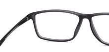 Load image into Gallery viewer, Gray Rectangle Full Rim Kids Eyeglasses by Hooper-219806