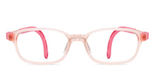 Load image into Gallery viewer, Matte Pink Rectangle Full Rim Kids Eyeglasses by Hooper-220032