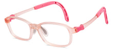 Load image into Gallery viewer, Matte Pink Rectangle Full Rim Kids Eyeglasses by Hooper-220032
