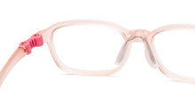 Load image into Gallery viewer, Matte Pink Rectangle Full Rim Kids Eyeglasses by Hooper-220032
