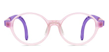 Load image into Gallery viewer, Matte Pink Round Full Rim Kids Eyeglasses by Hooper-220058