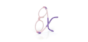 Matte Pink Round Full Rim Kids Eyeglasses by Hooper-220058